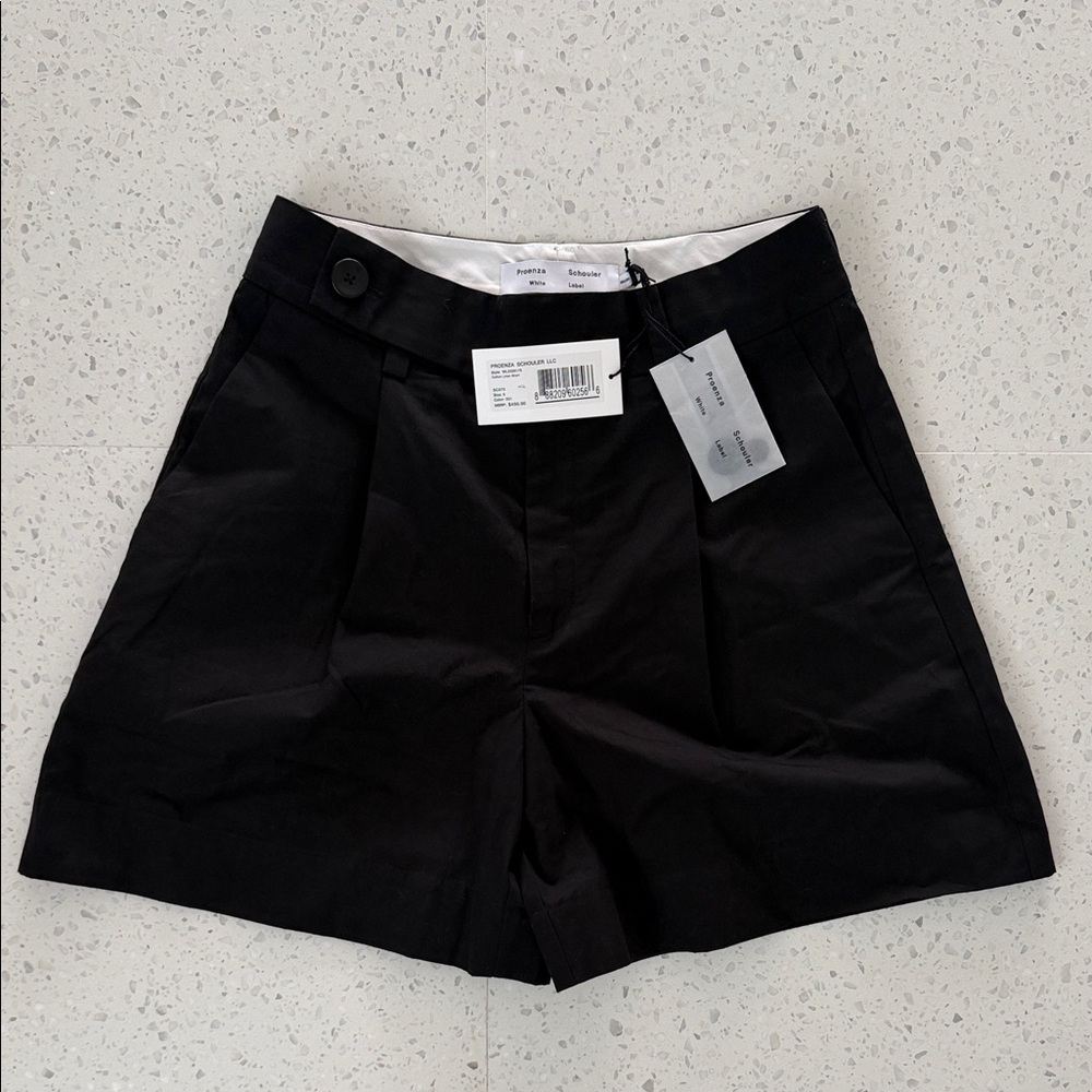 Proenza Schouler Elegant Black High Waist Shorts
